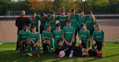 Starke Leistung! B-Jugend mit 7:0 gegen Grillo-Gymnasium Starke Leistung! B-Jugend mit 7:0 gegen Grillo-Gymnasium
