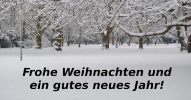 Weihnachtsferien